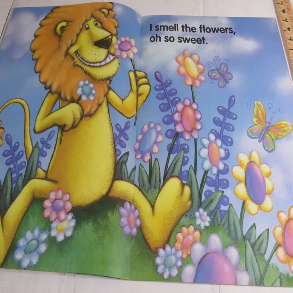 My Five Seasons A Lion’s Tale BIG BOOK (almost 2 feet tall) with teacher pages